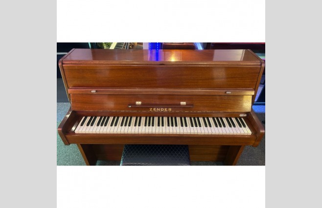 Zender Satin Mahogany Upright Piano, Used Trade Price Bargain (SN:10326) - Image 1